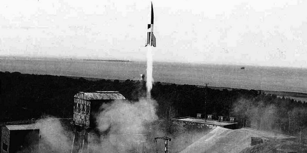 Lancering van een V2 raket vanop Peenemünde