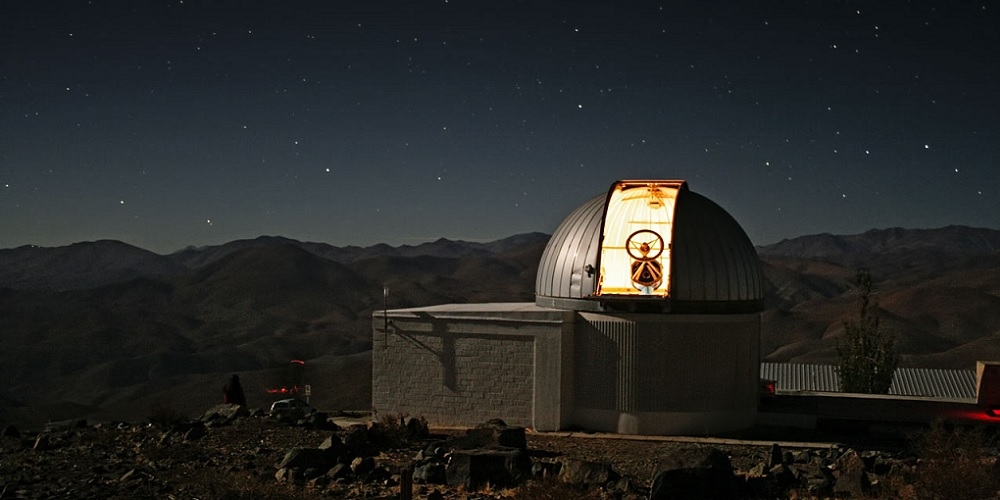 De Belgische geautomatiseerde TRAPPIST-telescoop in Chili