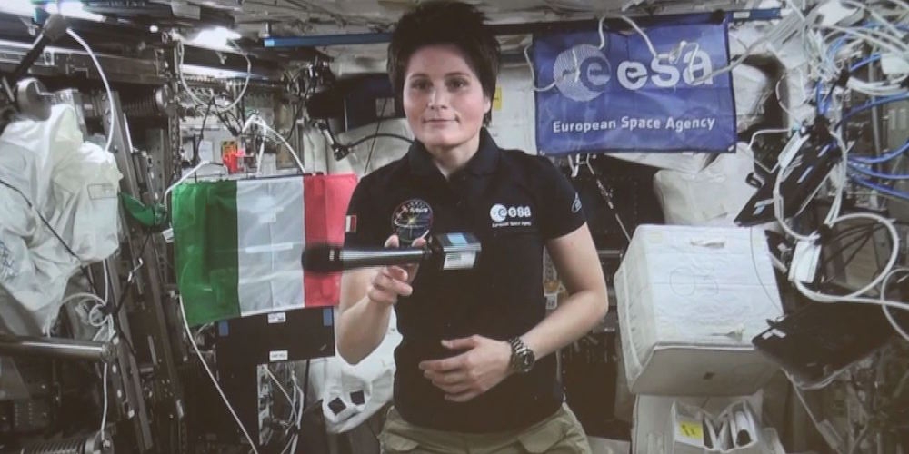 De Europese astronaute Samantha Cristoforetti