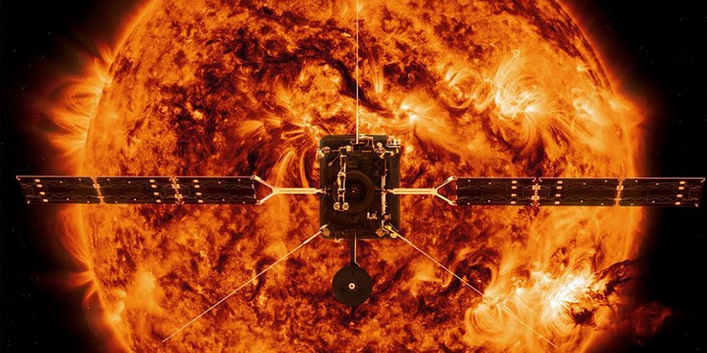 Artistieke impressie van de Solar Orbiter.