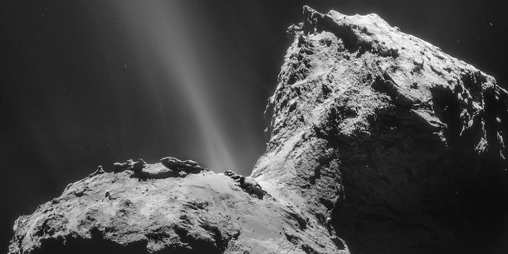 De komeet 67P/Churyumov-Gerasimenko