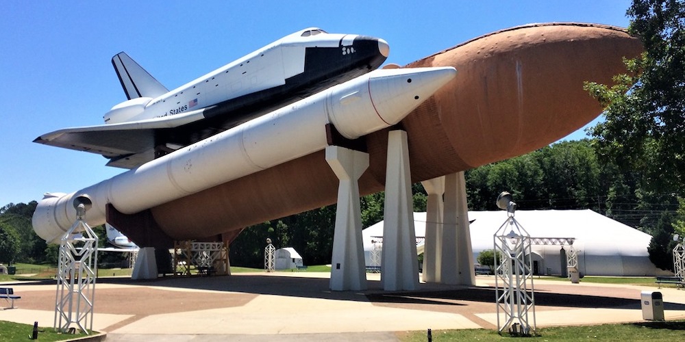 Het Space Camp in Hunstville, Alabama. 