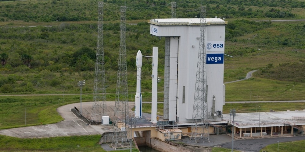 De tweede Vega draagraket is klaar voor lancering