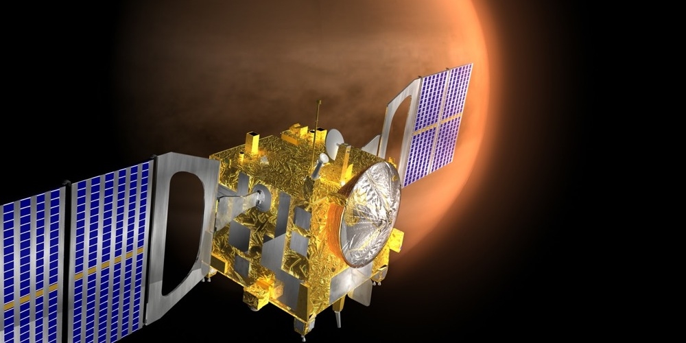 Artistieke impressie van de Europese Venus Express ruimtesonde